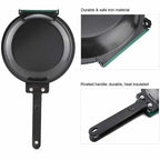 Double-sided non-stick frying pan