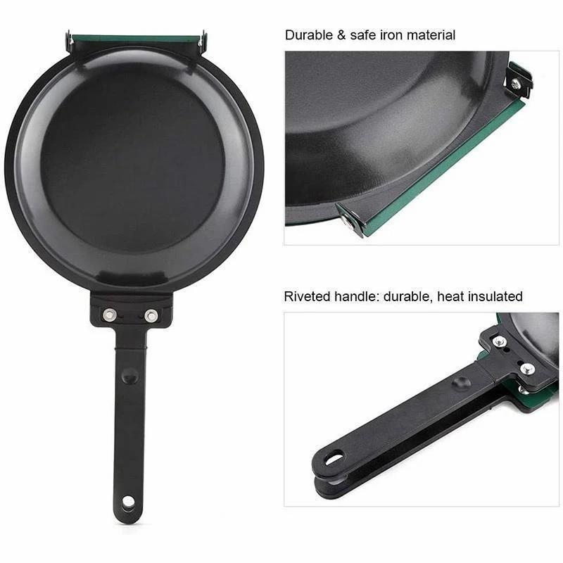 Double-sided non-stick frying pan