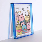 Double-Sided Transparent Acrylic Photo Frame — Display Stand for A6 to A4