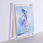 Double-Sided Transparent Acrylic Photo Frame — Display Stand for A6 to A4