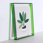 Double-Sided Transparent Acrylic Photo Frame — Display Stand for A6 to A4