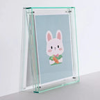 Double-Sided Transparent Acrylic Photo Frame — Display Stand for A6 to A4