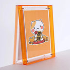 Double-Sided Transparent Acrylic Photo Frame — Display Stand for A6 to A4