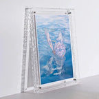 Double-Sided Transparent Acrylic Photo Frame — Display Stand for A6 to A4