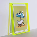 Double-Sided Transparent Acrylic Photo Frame — Display Stand for A6 to A4