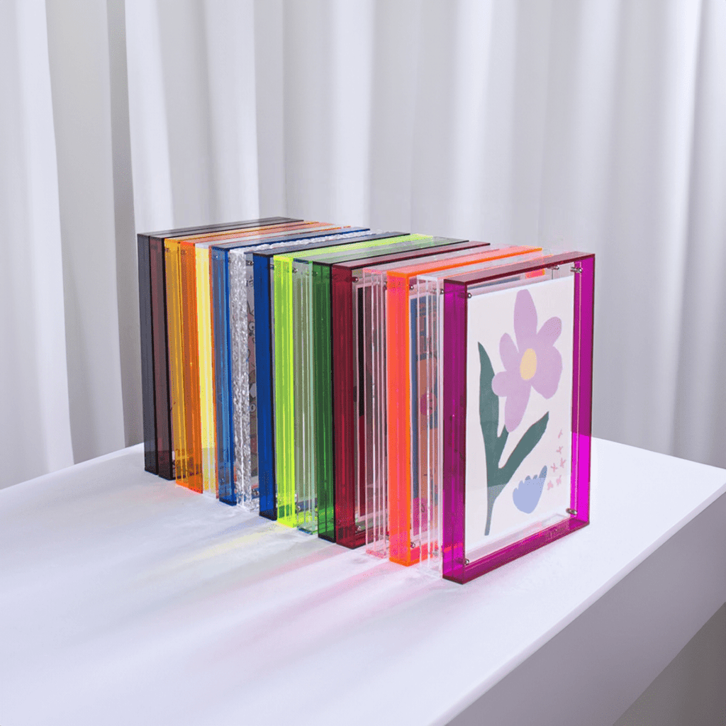 Double-Sided Transparent Acrylic Photo Frame — Display Stand for A6 to A4