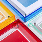 Double-Sided Transparent Acrylic Photo Frame — Display Stand for A6 to A4