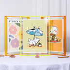 Double-Sided Transparent Acrylic Photo Frame — Display Stand for A6 to A4