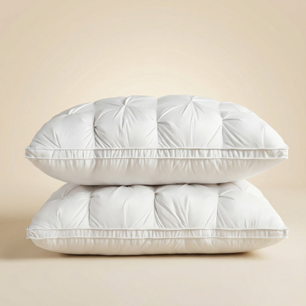Down Pillow | Soft, hotel-like support | Breathable cotton cover | FederTraum