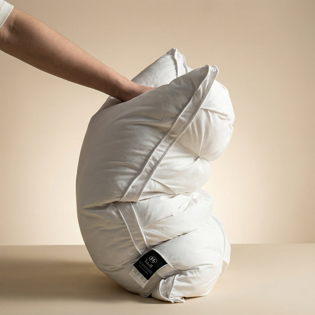 Down Pillow | Soft, hotel-like support | Breathable cotton cover | FederTraum