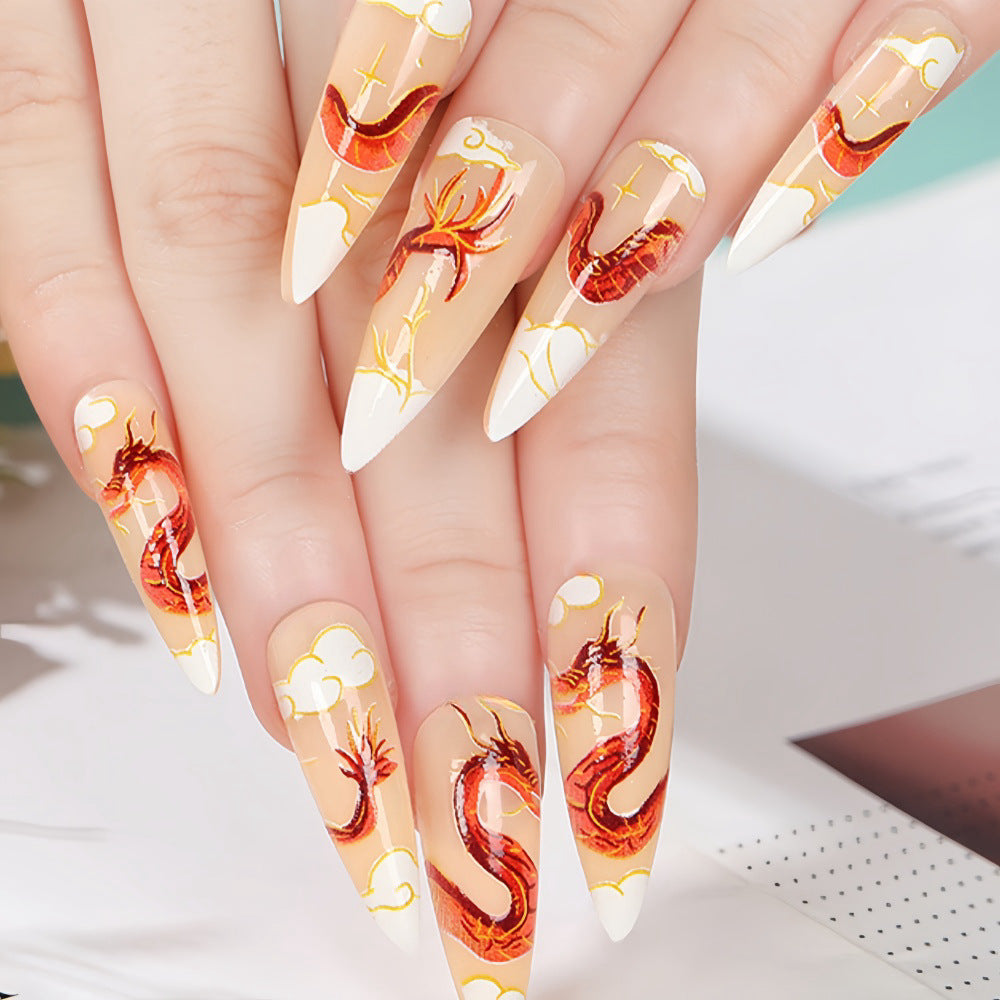 Dragon Design Press-On Nails