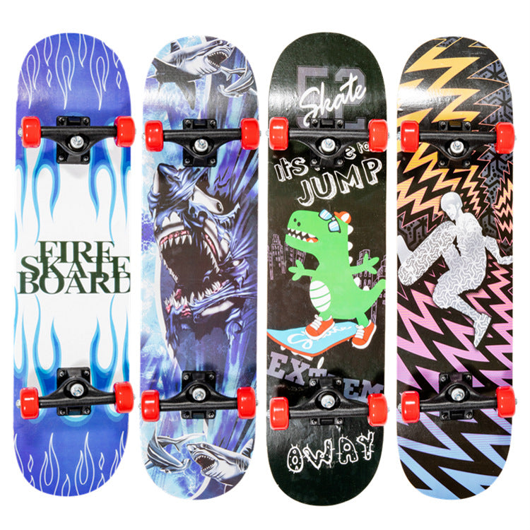 Dragon graphic trick skateboard