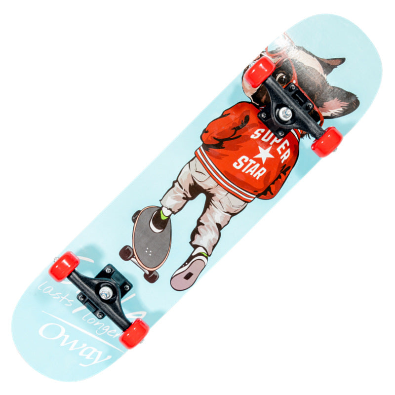 Dragon graphic trick skateboard