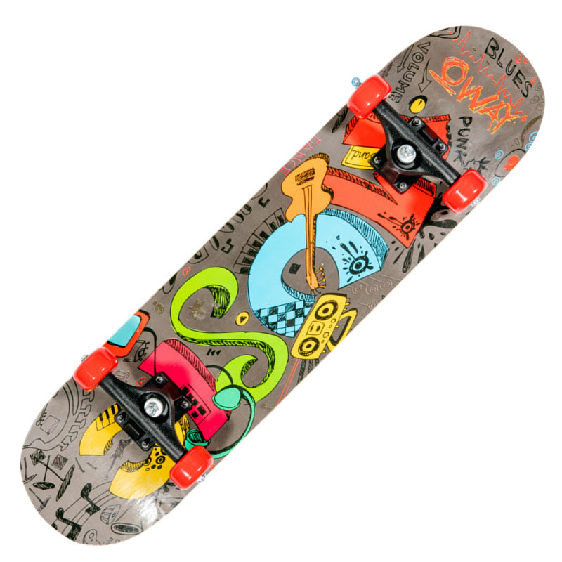 Dragon graphic trick skateboard