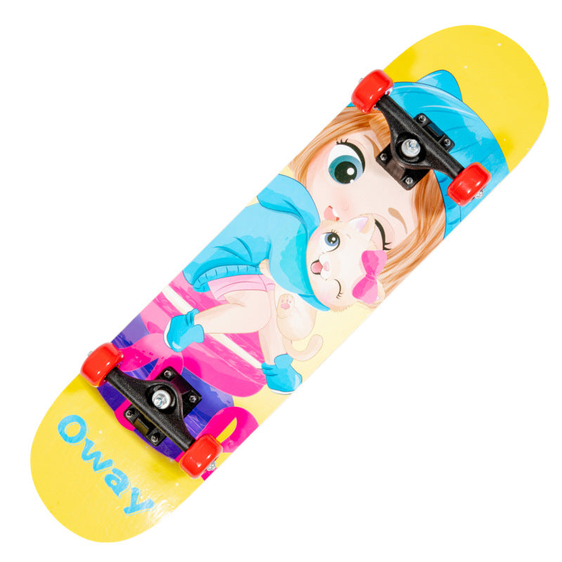 Dragon graphic trick skateboard