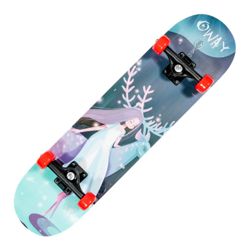 Dragon graphic trick skateboard