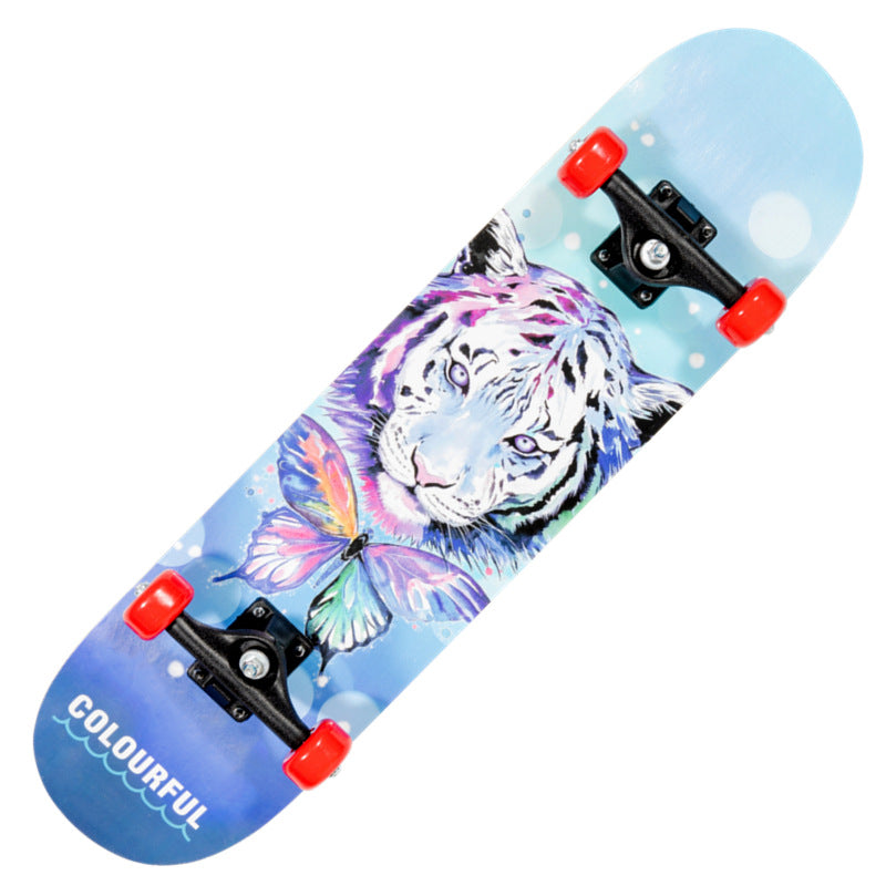 Dragon graphic trick skateboard