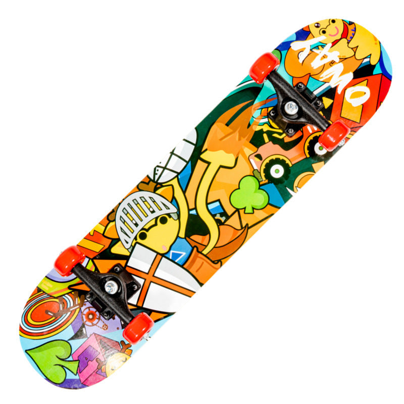 Dragon graphic trick skateboard