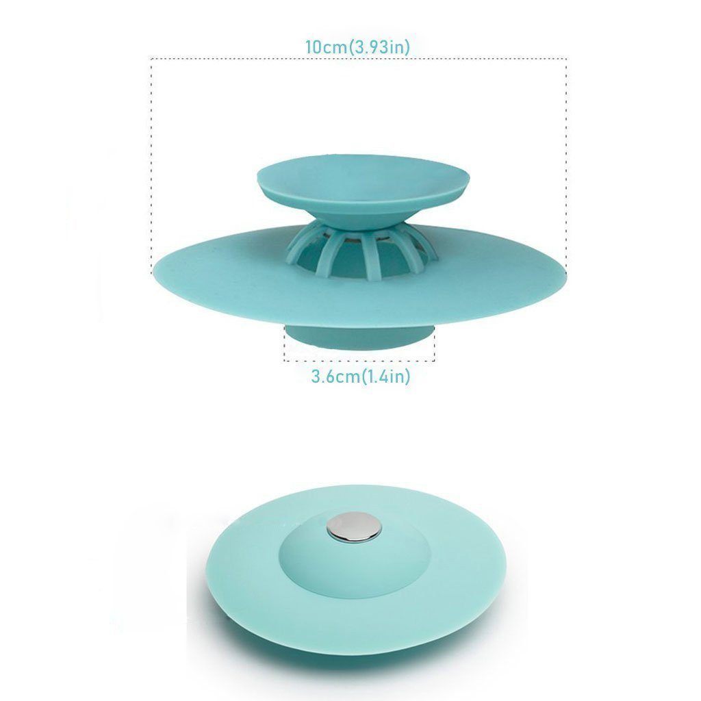 Drain Stopper Silicone with Hair Strainer 4.0–5.0 cm