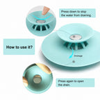 Drain Stopper Silicone with Hair Strainer 4.0–5.0 cm