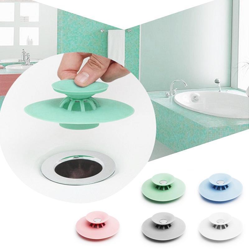 Drain Stopper Silicone with Hair Strainer 4.0–5.0 cm