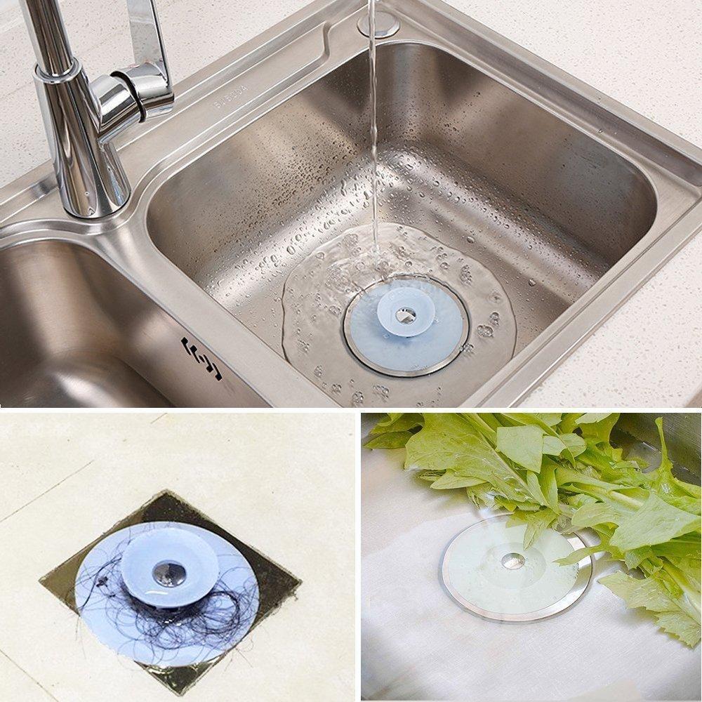 Drain Stopper Silicone with Hair Strainer 4.0–5.0 cm