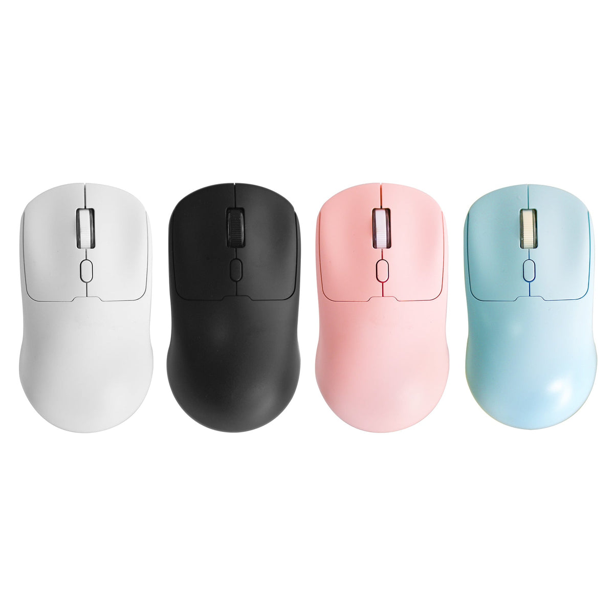 Dual-Mode Wireless Mouse with USB and Bluetooth Connectivity