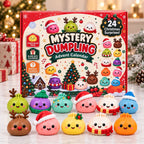 Dumplings Advent Calendar with 24 Squishy Figures