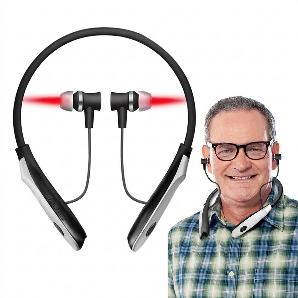 Ear Red Light Therapy Device, 650nm Wearable Tinnitus Comfort