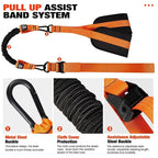 Elastic pull-up assistance trainer
