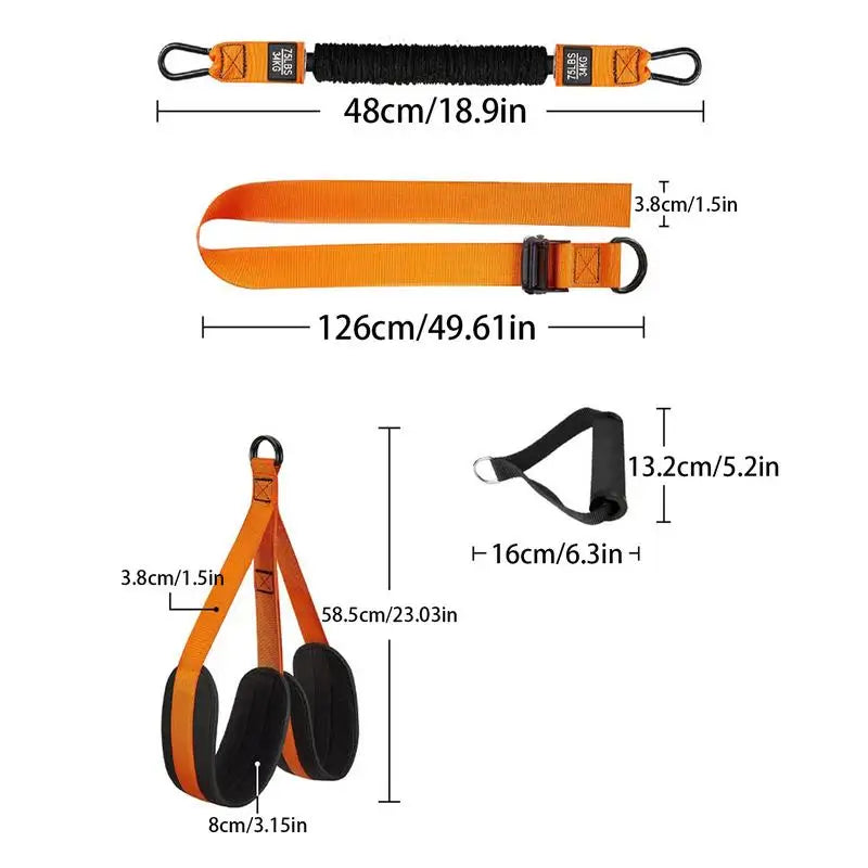 Elastic pull-up assistance trainer
