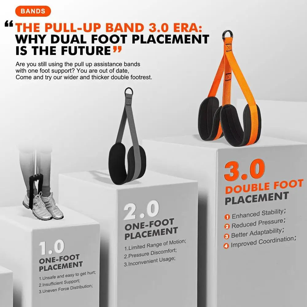 Elastic pull-up assistance trainer