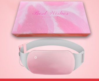 Electric Abdominal Heating Pad with Vibration Function for Pain Relief