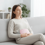 Electric Abdominal Heating Pad with Vibration Function for Pain Relief