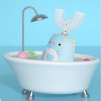 Electric Children's Toothbrush with 360° Cleaning