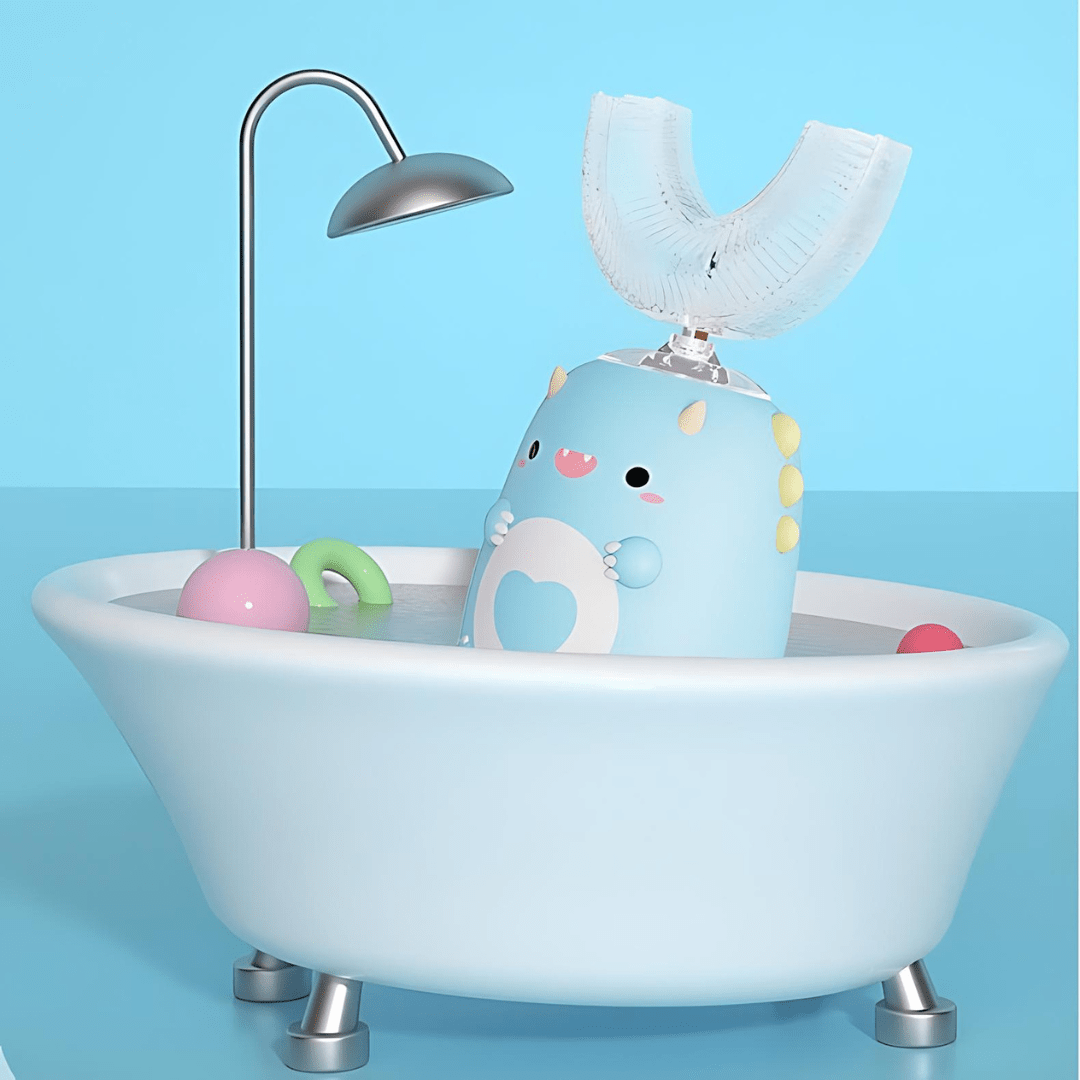 Electric Children's Toothbrush with 360° Cleaning