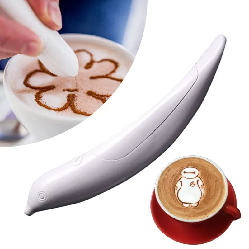 Electric Coffee Art Decoration Pen