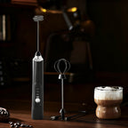 Electric milk frother, USB-C, multiple functions