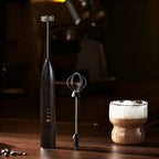 Electric milk frother, USB-C, multiple functions