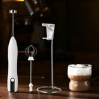 Electric milk frother, USB-C, multiple functions