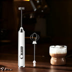 Electric milk frother, USB-C, multiple functions