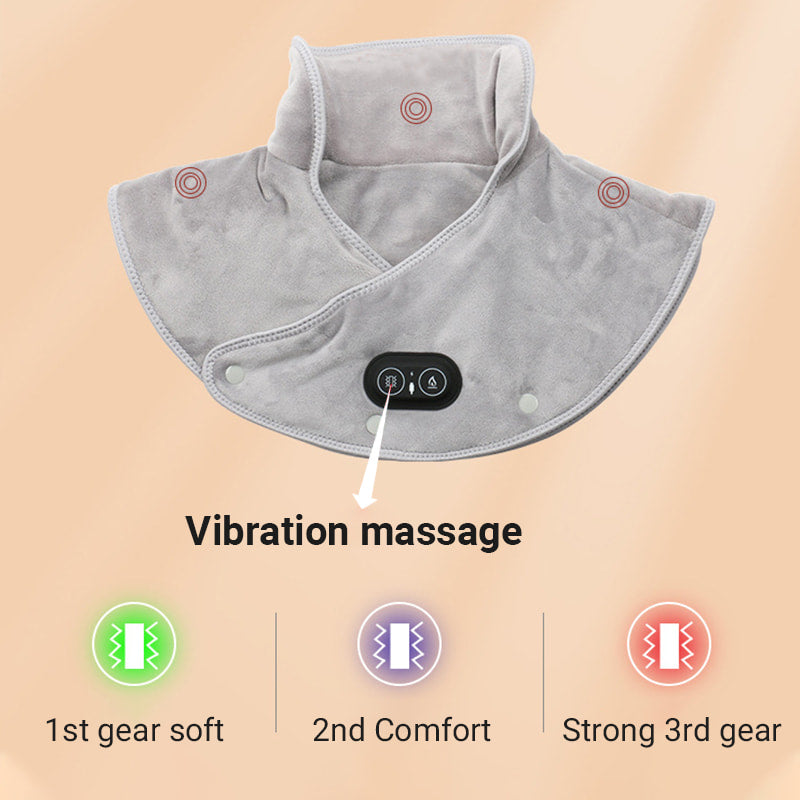 Boneroshop | Electric neck and shoulder heating pad with vibration