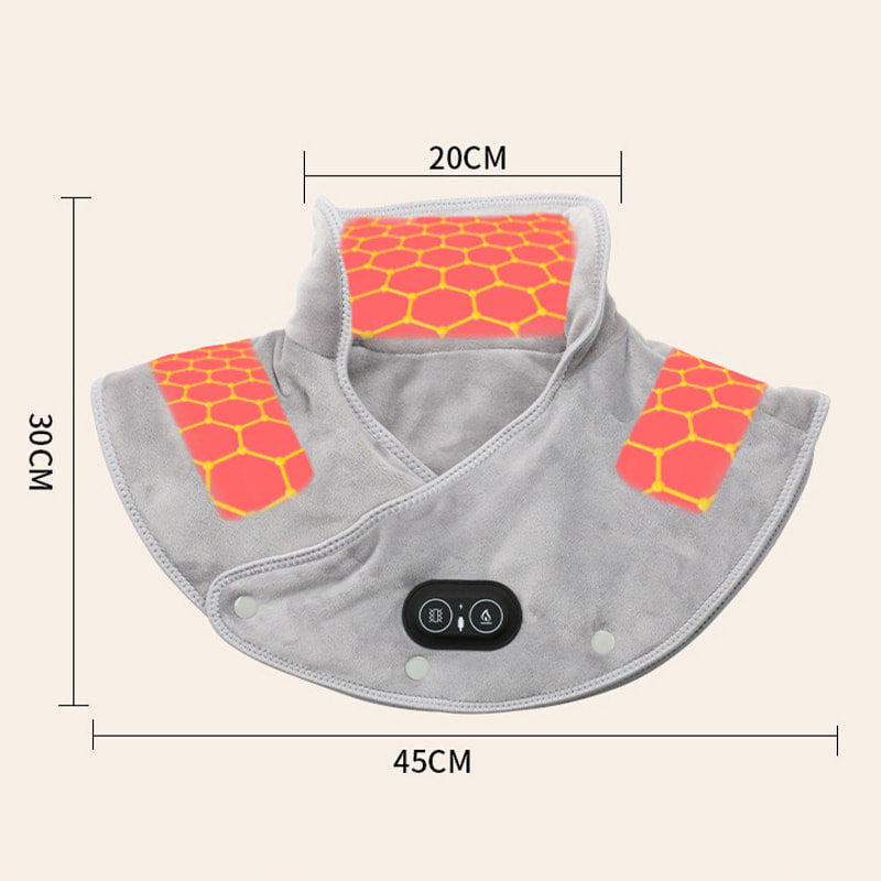 Boneroshop | Electric neck and shoulder heating pad with vibration