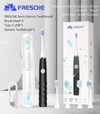 Electric Toothbrush with Interchangeable Heads