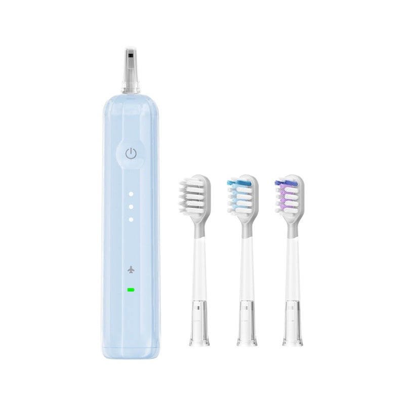 Electric Toothbrush with Multiple Heads