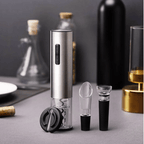 Electric Wine Opener Kit with Foil Cutter and Pourer