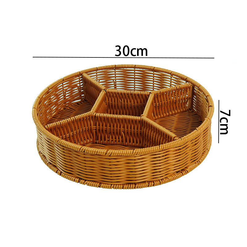 Elegant Fruit Bowl with Clear Glass Lid