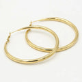 Elegant Gold Hoop Earrings (60 mm) – Luxury Accessory for a Stylish Look