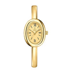 Elegant Oval Bangle Watch: Modern & Classic