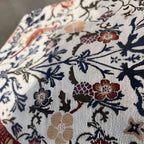Elegant table runner with floral and bird motif